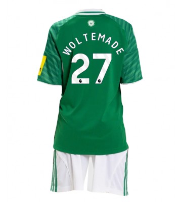Newcastle United Nick Woltemade #27 Udebanesæt Børn 2025-26 Kort ærmer (+ korte bukser)